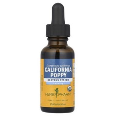 Herb Pharm California Poppy 1 fl oz 29 6 ml Gluten-Free, Organic