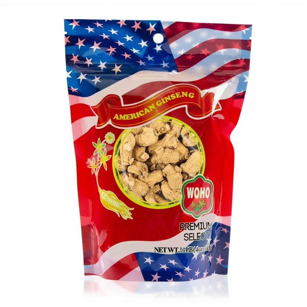 WOHO Cultivated American Ginseng 1124 Short Medium 4 oz Bag