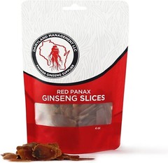 Red Panax Ginseng Slices 16oz – Korean Ginseng Root, Non-GMO, Gluten-Free, Herba