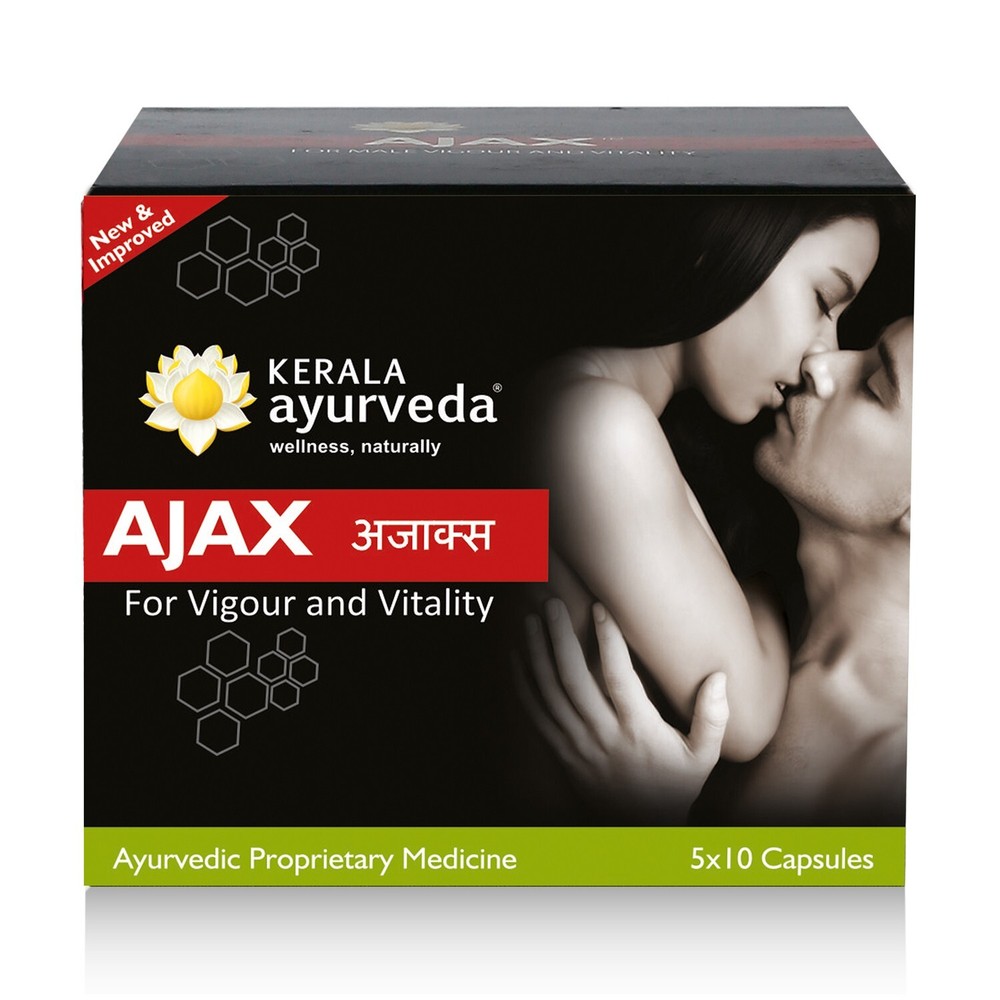 Kerala Ayurveda Ajax Capsule l For Vigor & Vitality