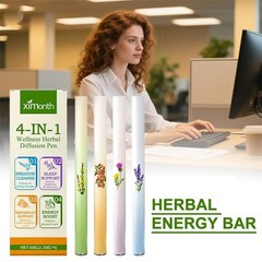 4X Natural Herbal Diffuser with Mullein Thyme Mint for Lung Health and Fresh Air
