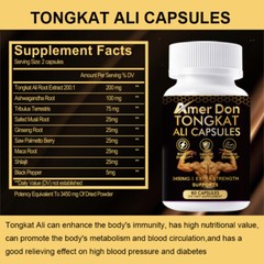 Maca Root Capsules 3450mg, Peruvian Maca Extract for Men & Women 120 Capsules