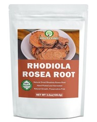 Natural Dried Rhodiola Rosea Root for Tea- 3.5 oz, Cut & Sifted, 2.5 Ounces