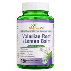 NutreeVit 100% Organic -Valerian root & Lemon Balm