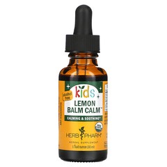 Herb Pharm Kids Organic Lemon Balm Calm Alcohol Free 1 fl oz 30 ml Alcohol-Free,