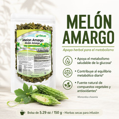 Bitter Melon -Melon Amargo Tea Natural Blood Sugar regulation Metabolic Support