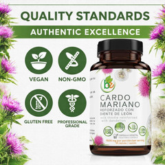 Cardo Mariano Reforzado Con Diente Leon (Milk Thistle Reinforced W/Dandelion) 9