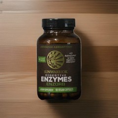Sunwarrior Enzorb Plant-Based Vegan Digestive Enzymes Spore Based Probiotic 90ct