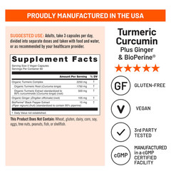 NatureWise Curcumin Turmeric 2250mg – Advanced 180 Count (Pack of 1), W