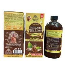 Tonic Organic Jamaican Wood & Neem Bitter 5 In 1 By Essential Palace-16oz Glass