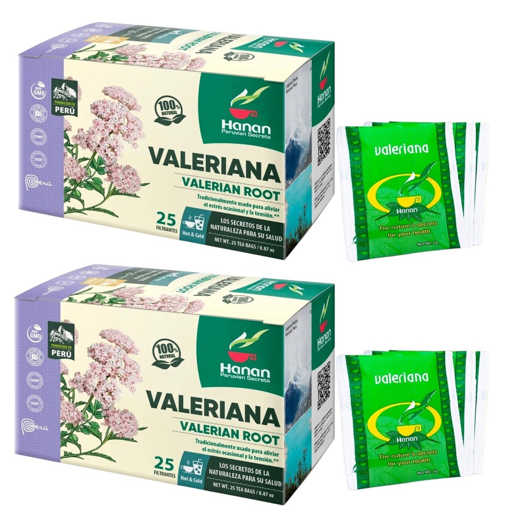 Valerian Root Tea for Better Sleep – 100% Pure Te de Valeriana Herbal Tea -Peru
