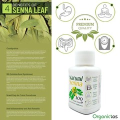 Senna 100 Tablets Max Strength in Chronic Constipation & Intestines Bloating