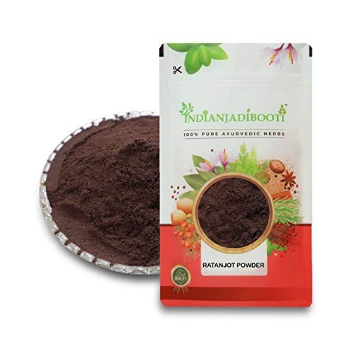 IndianJadiBooti Pure Ratanjot Roots Powder (Alkanet) Roots Powder – 100 GRAMS