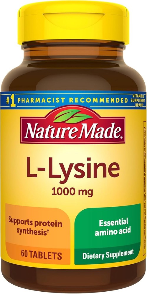 L-Lisina 1000mg 60 Comprimidos – Complemento Alimenticio