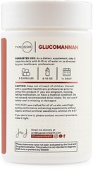 Type Zero Clean Glucomannan Konjac Root Extract (90 Capsules, 30 Servings)