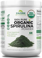 USDA Organic Spirulina Powder, 8 Ounces, 68 Servings, 100% Pure | Certified K…