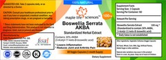 AKBA (3-Acetyl-11-Keto-β-Boswellic Acid) 30% by HPLC Boswellia Serrata Capsules