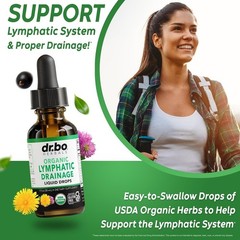 Lymphatic Support Drops Organic Herbal Blend 1 fl oz DR. BO