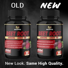 Capsulas De Extracto De Raiz De Remolacha 8550 Mg – Te Verde, Espinaca Roja,…