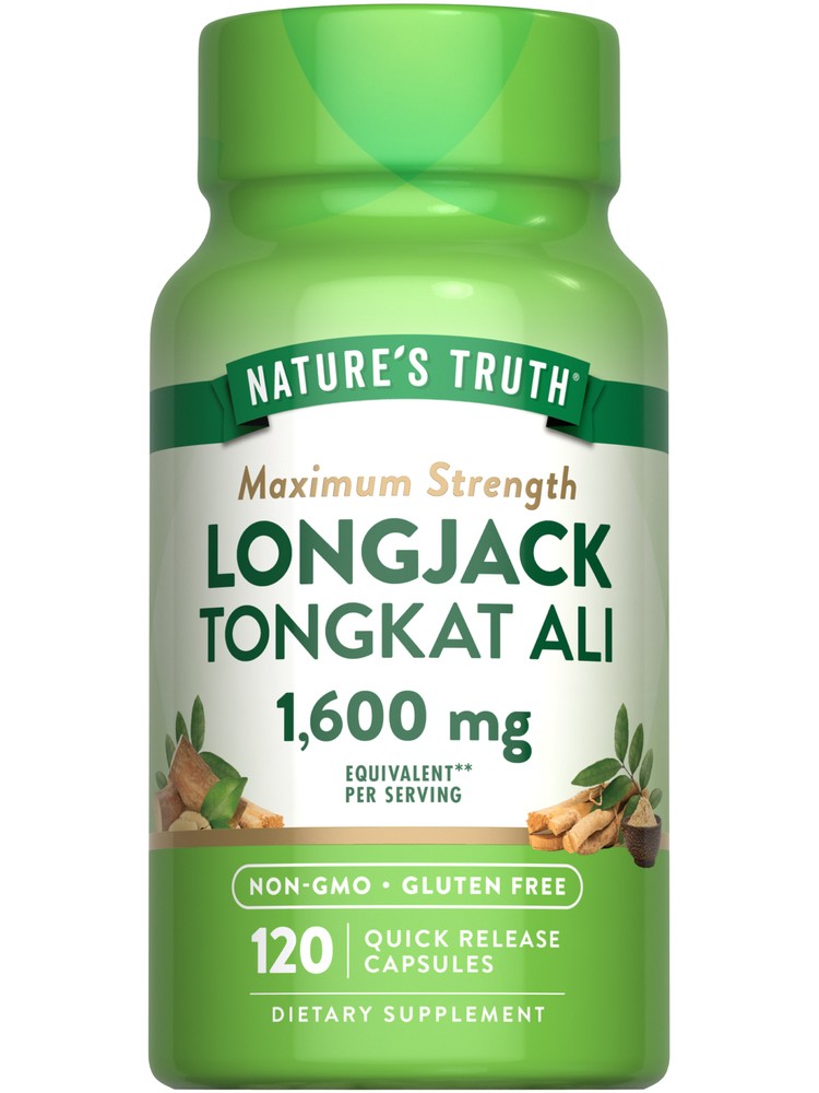 Longjack 1600mg | 120 Capsules | Formula for Men | Non-GMO | by Nature’s Truth