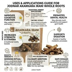 Jodnar Akarkara Irani Whole Roots Anacyclus Pyrethrum Pellitory Root Herbs