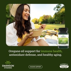 Swanson Oregano Oil 10:1 Extract Digestive and 120 Count (Pack of 1)