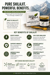 Pure 100% Himalayan Shilajit, Soft Resin, Organic, Extremely Potent