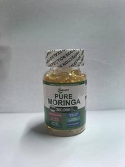 Moringa Softgels, Organic Pure Oleifera Leaves 120 Count (Pack of 1)