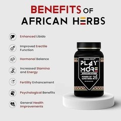 Herbal Deck Play More Powder for Men Natural Strength and Immunity Support