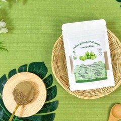 Gooseberry powder for drinking, adding to food, or using as a skin scrub.