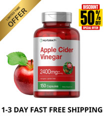 Apple Cider Vinegar Capsules | 2400mg | 150 Count | GMO Free | by Horbaach