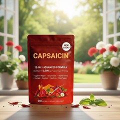 Capsaicin Power Cayenne Pepper Softgels Leg Vein Support 240ct