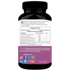 4x Women wellness 500mg, 60veg Cap. Dr. JPG Organic ISO & GMP Certified