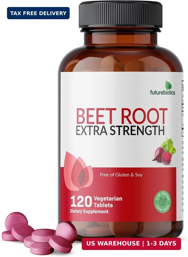 Futurebiotics Beet Root Extra Strength, Non-GMO, 120 Vegetarian Tablets