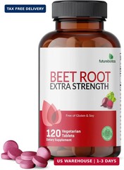 Futurebiotics Beet Root Extra Strength, Non-GMO, 120 Vegetarian Tablets