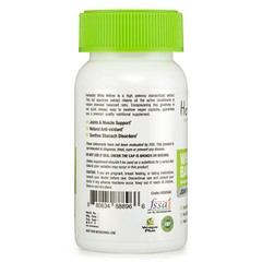 White Willow Bark Extract Capsules 15% Salicin Joint & Muscle Comfort Support