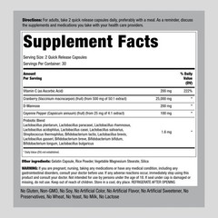 Urinary Tract Health for Women | 60 Capsules | Cranberry | by Piping Rock