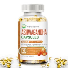 Organic Ashwagandha 2100mg – 120 vegan capsules 100% Pure Organic