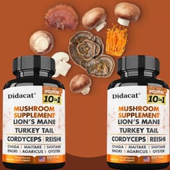 Mushroom complex Capsules-10 in 1 Blend-Nootropic Complex – Brain, Energy, Focus