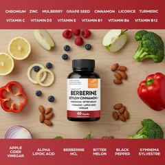 Blood Sugar Support Complex Supplement | Supports 60 Count (Pack of 1)