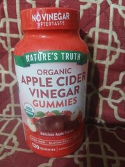 Organic Apple Cider Vinegar Gummies | 120 Count | by Nature’s Truth