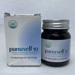 Panaxelf 10 Korean Red Panax Ginseng 60 Tablets EXP 11/26