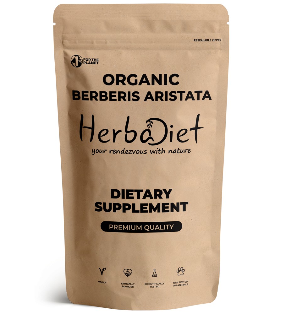 Organic Berberis Aristata Root Powder Berberine HCL Blood Glucose Sugar Control