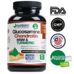 #1 All Natural Glucosamine, Chondroitin, MSM, Turmeric, Boswellia and Collagen