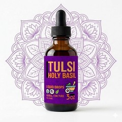 Tulsi Holy Basil Extract – Tulsi Tincture – Liquid Drops – Drink Mix – DXL – USA