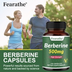 Berberine 500 Mg High Strength Healthy Blood, Sugar & Cholesterol,Immune Support