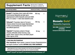 Boswin Gold Liposomal with AKBA, Curcumin, Immune & Inflammation Herbal 120 caps