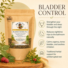 STOP NIGHTTIME URINATION TEA – Drink before bed & sleep better!