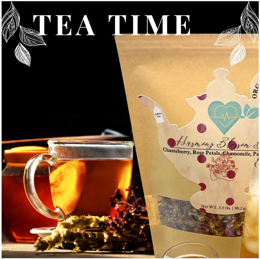 Balancing Herb Blend Chasteberry, Rose, Papaya Leaf Tea Loose Herb Infuse 3.5 oz