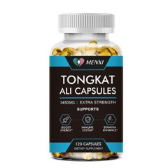 Natural Testosterone Booster 3450mg TongkatAli Extract 200:1 Strong 120 Capsules